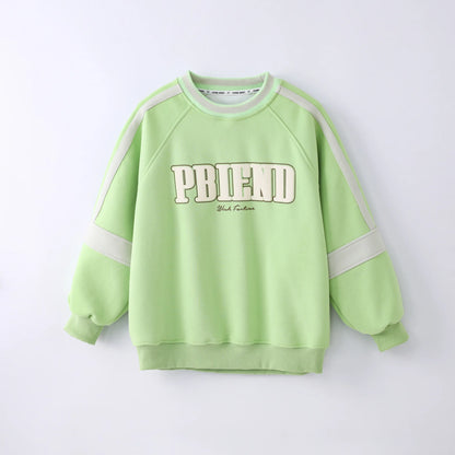 Fashion Hip Hop Girls Boys Ballroom Dancing Costumes 4 Kids Jazz Dance Clothes Child Party Show Stage Wear Green Hoodies Pants